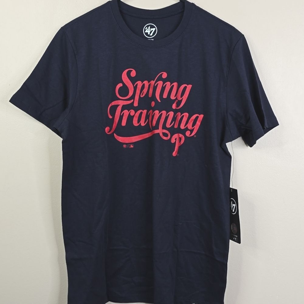 47 NEW Philadelphia Phillies Short Sleeve Spring Training Crewneck Tee Small
